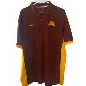 Nike DriFit Mens XXL Minnesota Golden Gophers Shirt Short Sleeve NCAA Basketball
